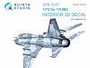 Quinta Studio QDS-72167 Su-17UM3 3D-Printed & coloured Interior on decal paper (Modelsvit) (small version) 1/72
